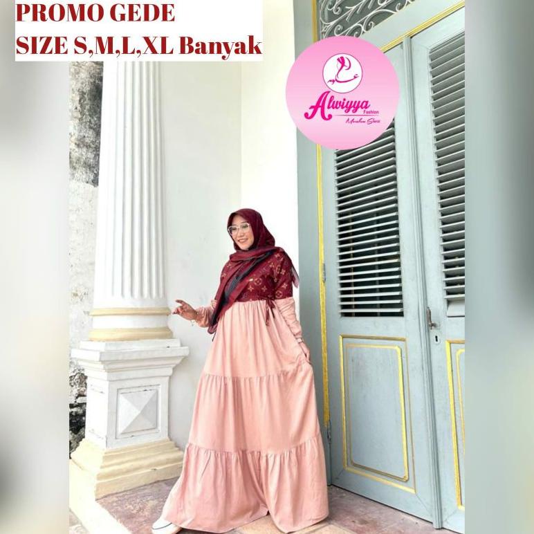 ORIGINAL TWILL ALWIYYA FASHION ISHANA//TWILL ALWIYYA VIRAL//GAMIS TWILL ORI//ALWIYYA FASHION TERBARU