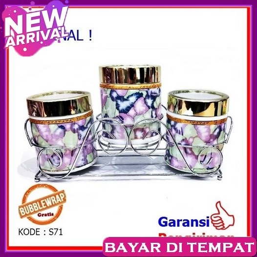 Toples Lebaran Terbaru Aesthetic Set Cantik Mewah Unik Snack Murah Kue Toples Permen Set Toples Leba