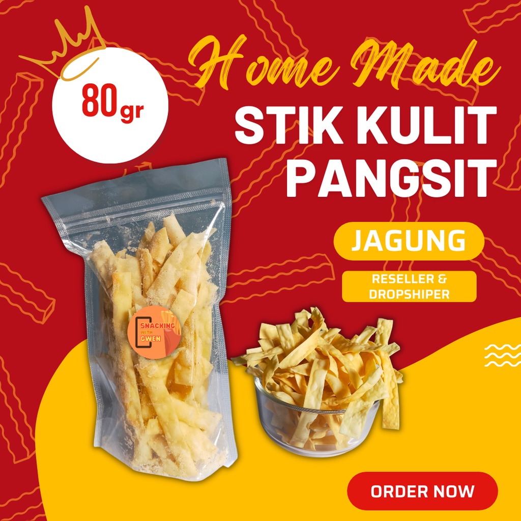 

Stik Kulit Pangsit rasa Jagung 80gr