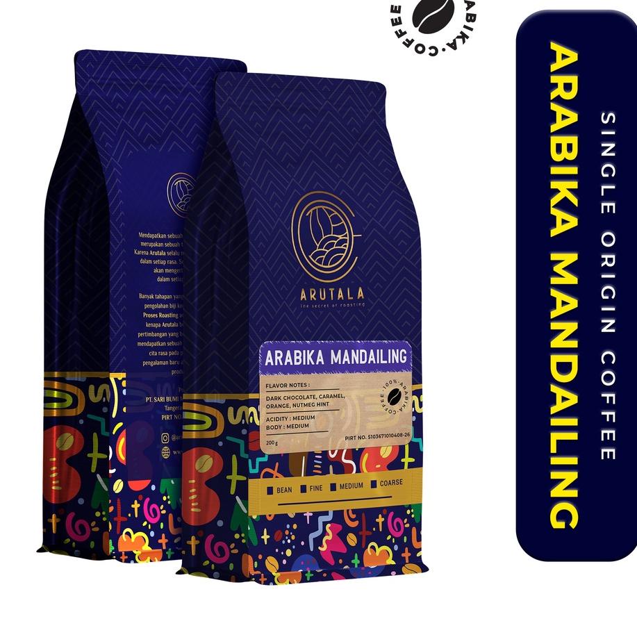 

❀ ARUTALA Kopi Arabika Mandailing 200 gram ♘