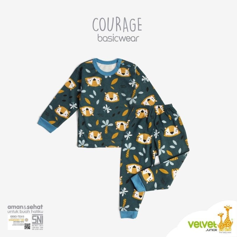 Velvet Courage Setelan Oblong Panjang Big Size