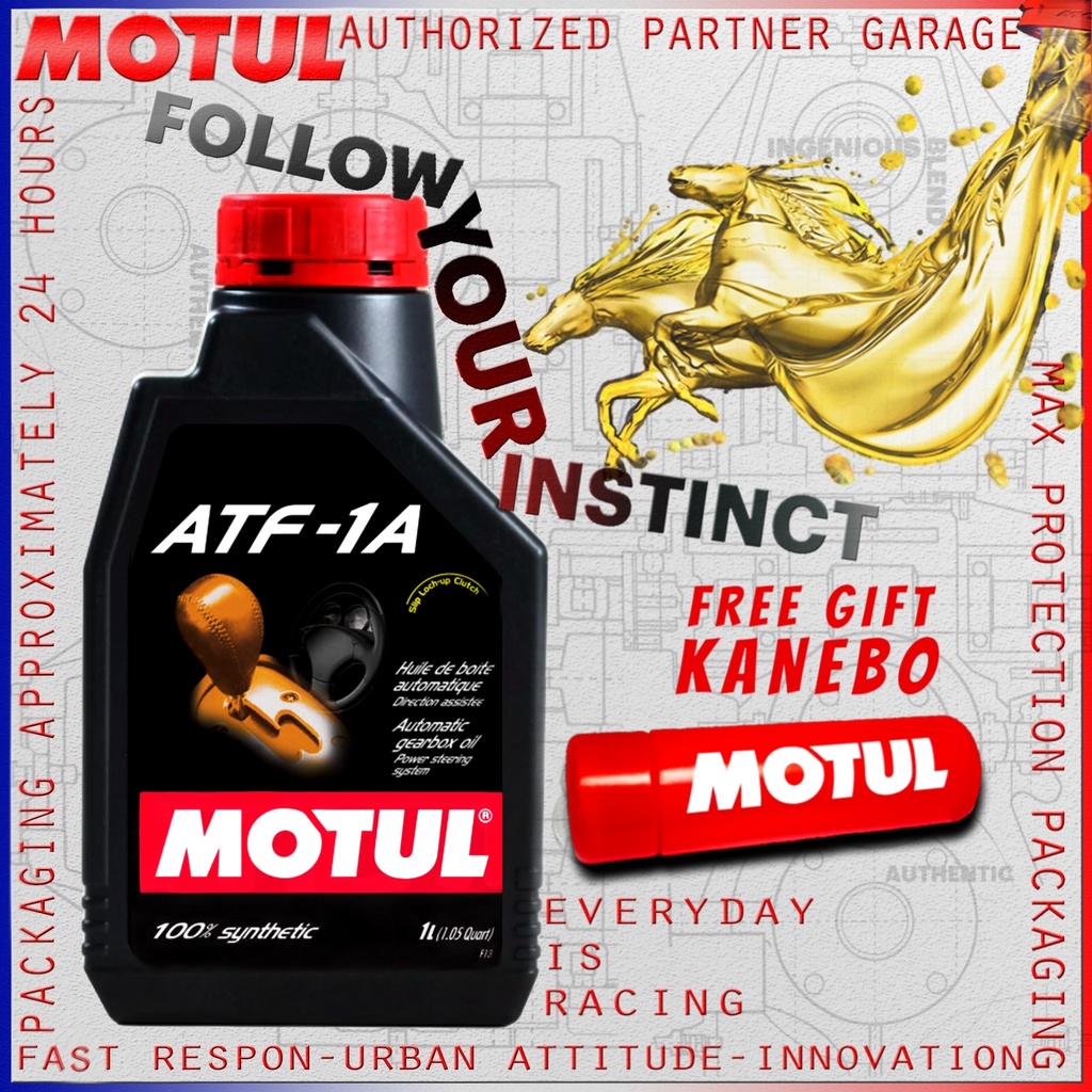 MOTUL ATF 1A 100% SYN 1L OLI TRANSMISI MOBIL IMPORT BERKUALITAS