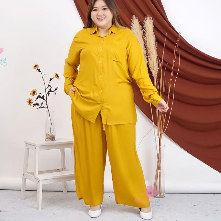 STOK TERBARU piyama setelan wanita jumbo/baju setelan lengan panjang jumbo/setelan wanita jumbo keki