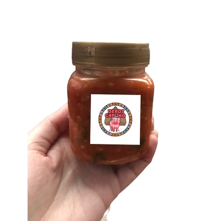 

Sambal Luat Sambel Lu'at Sambal sei Khas Kupang NTT Cabe Rawit Pedas Botol 200GR