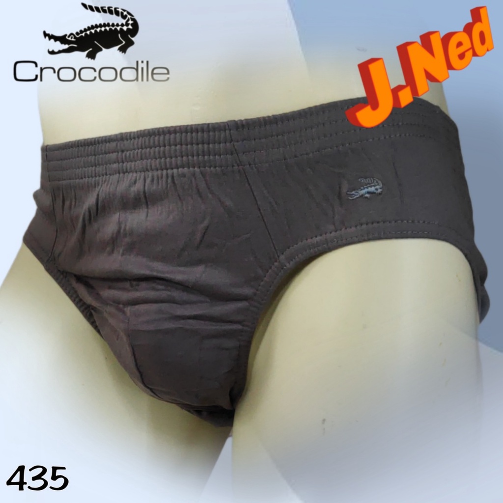 J435T CELANA DALAM PRIA SEGITIGA CROCODILE HARGA PER 3 PCS SIZE M - XXXL