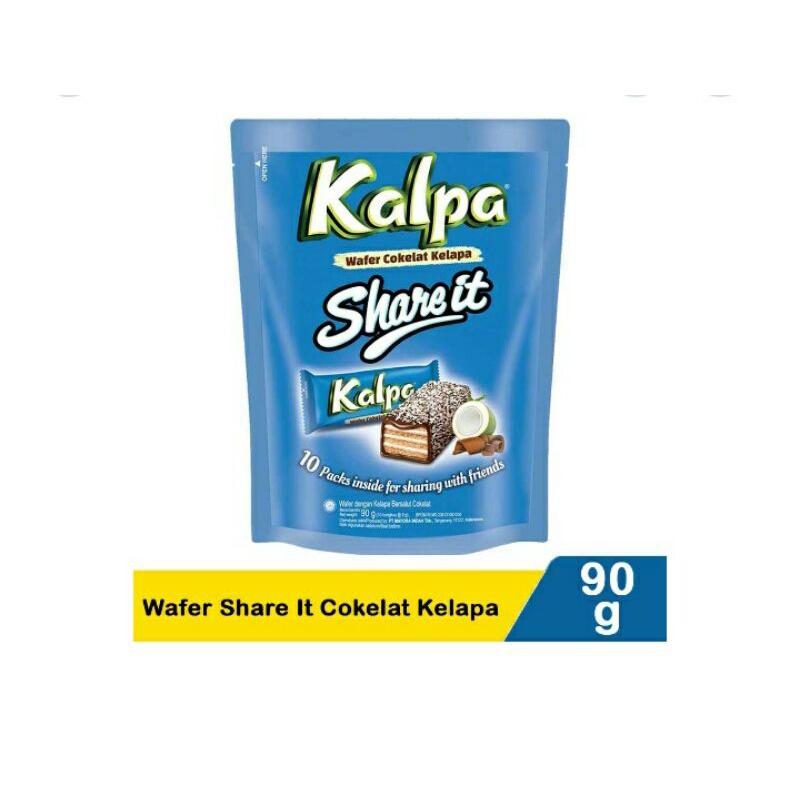 Kalpa Wafer Share It cokelat Kelapa 90g