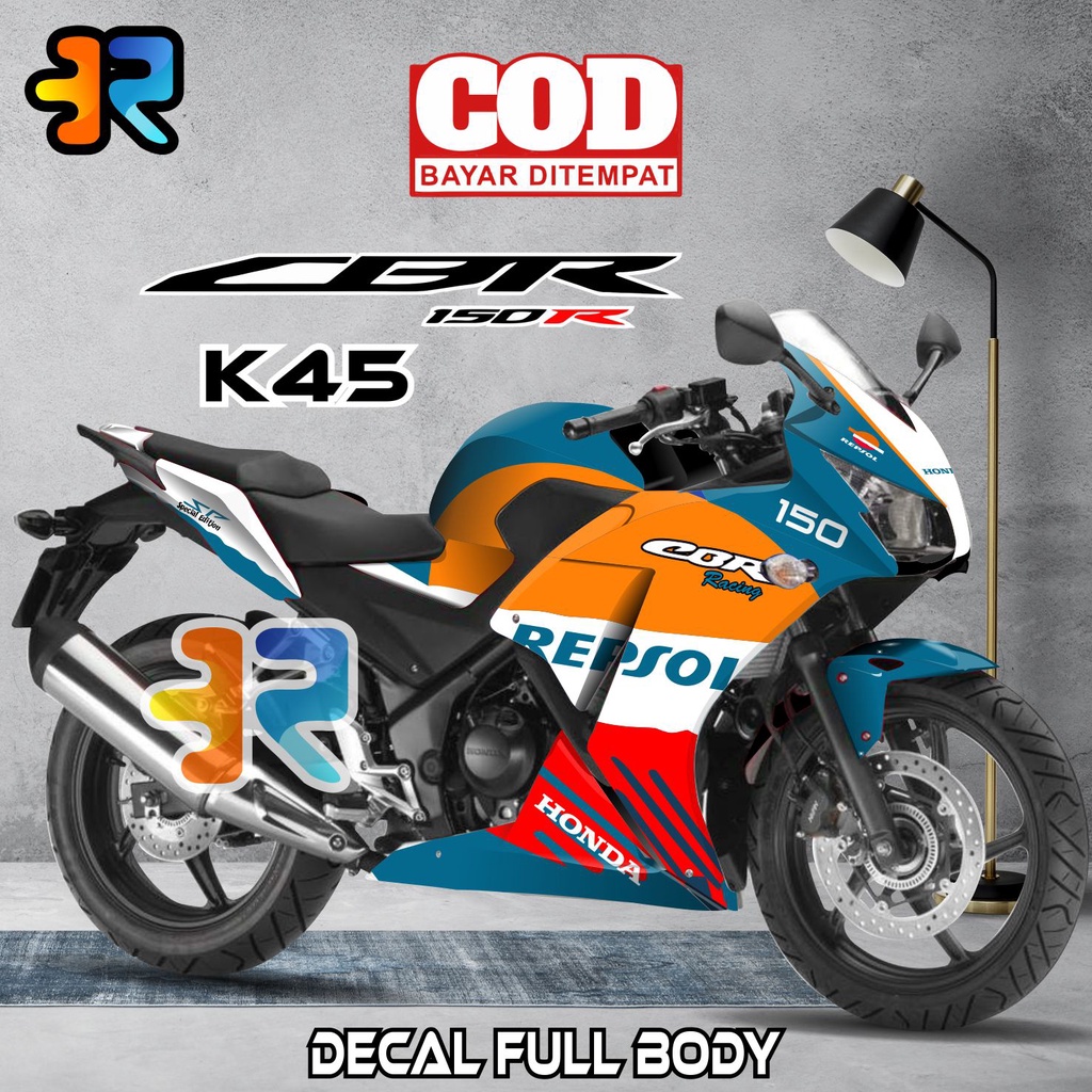 Decal CBR 150r K45 Stiker Full Body Variasi Desain Livery NSR