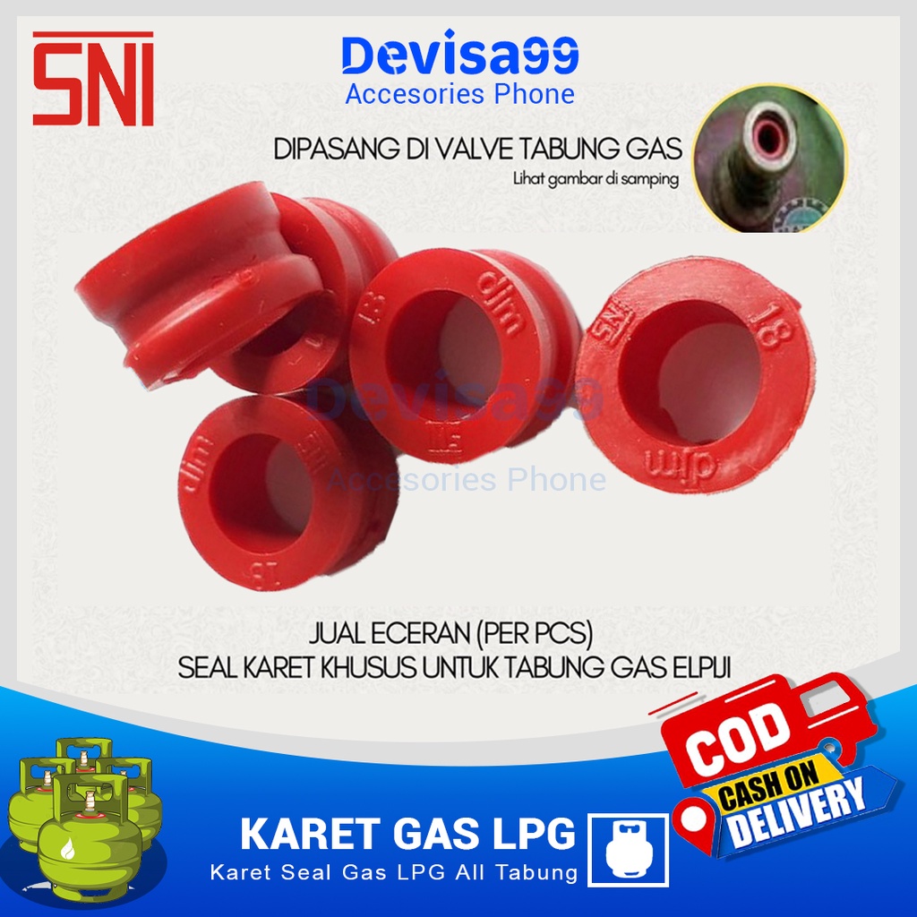 Karet Seal Elpiji LPG Merah SNI