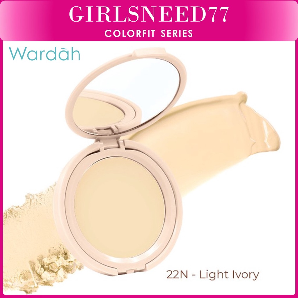 Wardah Colorfit Velvet Powder Foundation - Bedak Matte Dengan SPF 20 dan Oil Control 12 Jam Girlsneed77 Medan Bisa COD Bayar di Tempat