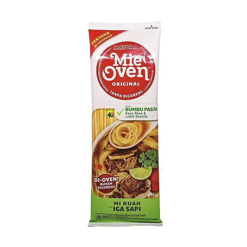 

Mayora Mie Oven Original Mi Kuah Rasa Iga Sapi 78gr
