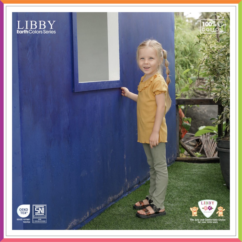 LIBBY LEGGING JASPER &amp; CURLY GIRL 1-8 TAHUN | LIBBY LEGGING BABY EARTH COLOUR ❤ Fashionbabies ❤