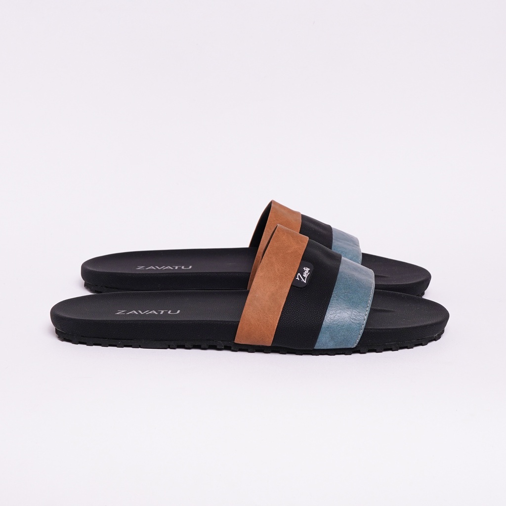 ROGER X ZAGIB | Sandal Pria Indoor Selop Ukuran Besar Bule Big Size 44-49 Sendal Slide Cowo Big Size