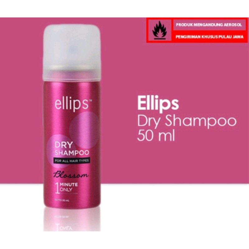 ELLIPS DRY SHAMPOO BLOSSOM 50ML DRY SHAMPOO FOR ALL HAIR TYPES