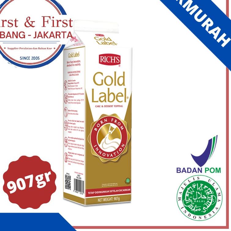 

◌ Rich Gold Label Whipping Cream 907 gram ♬