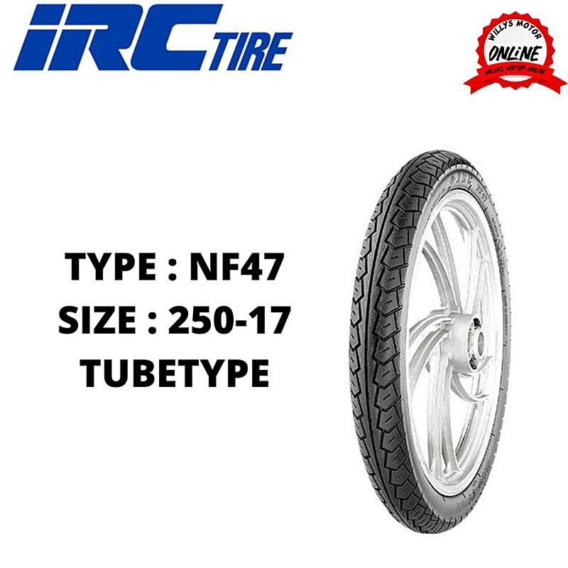 Ban 250-17 IRC NF47 Tubetype Ban Luar Depan Motor Bebek irc Sparepart murah