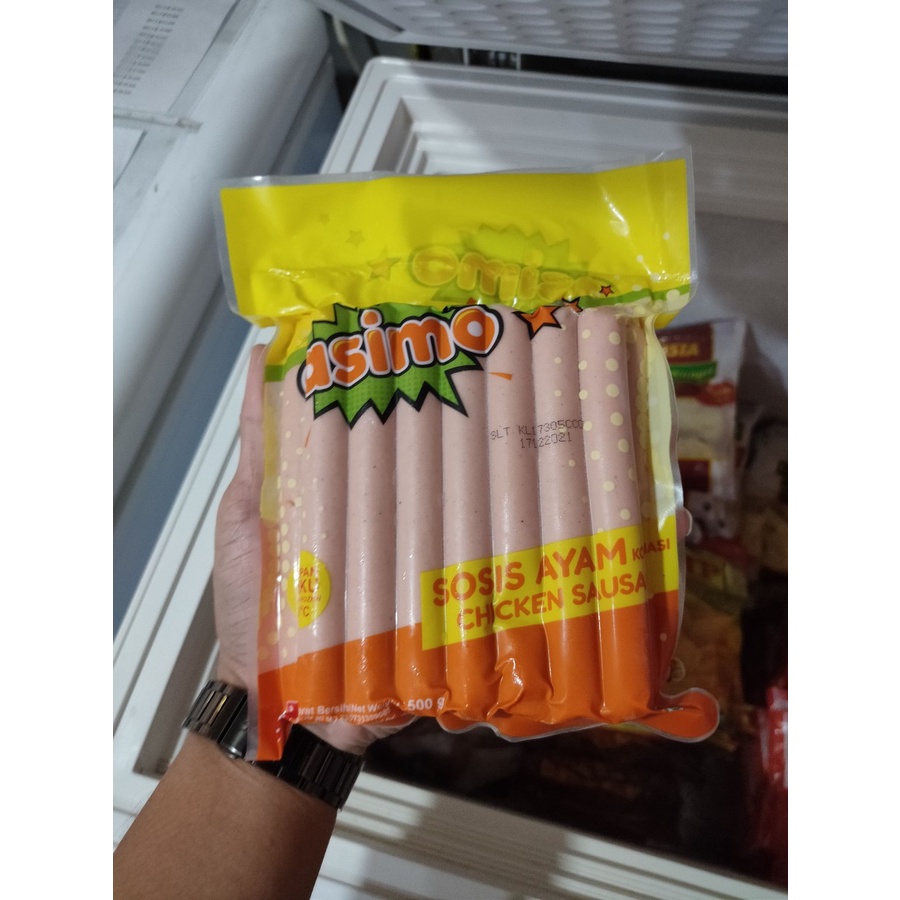 

ASIMO SOSIS AYAM 500 GRAM ISI 15pcs