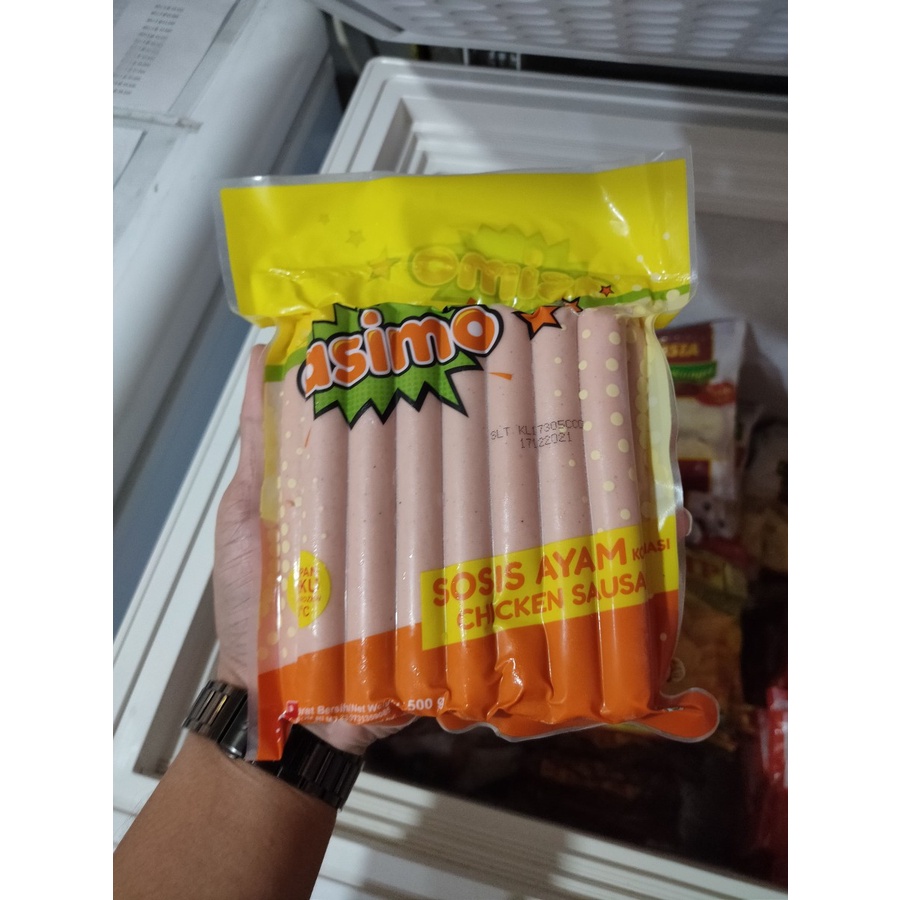 

ASIMO SOSIS AYAM 500 GRAM ISI 15pcs