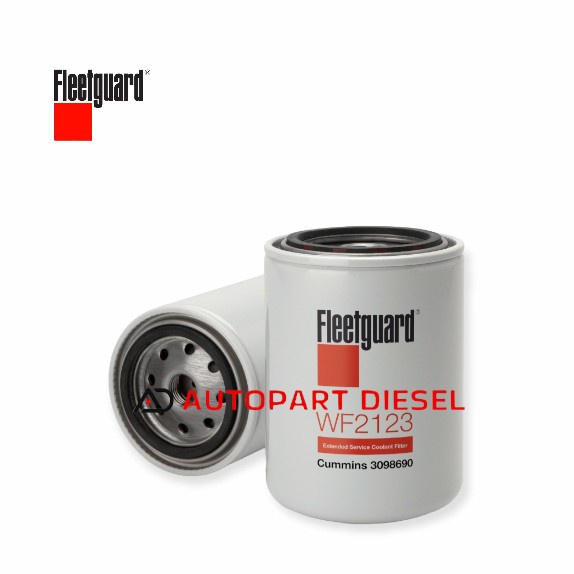 WF2123 Fleetguard Genuine Water Coolant Filter B5090 DBC4085 3098690 96083 1649751 PMWF2126 82350590