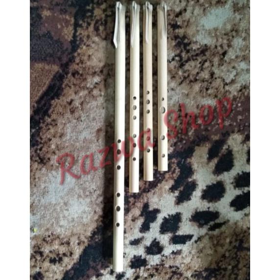 Suling Bambu/Suling Sunda 1 Set 4 Buah Kualitas Pentas Promo Best Seller