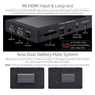 FeelWorld F6 Plus 5.5&quot; 4K HDMI Monitor