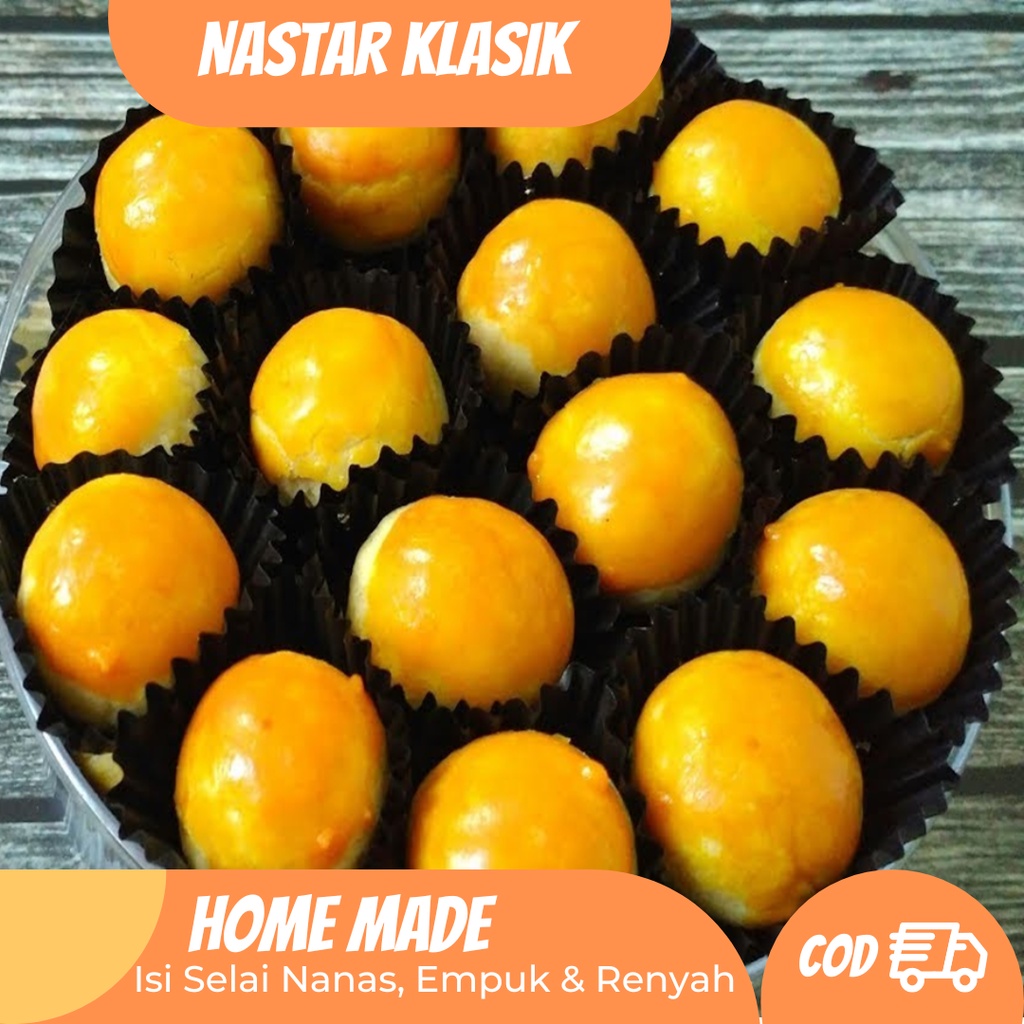 

Kue Nastar Klasik Wisman Isi Selai Nanas / Home Made Enak dan Murah