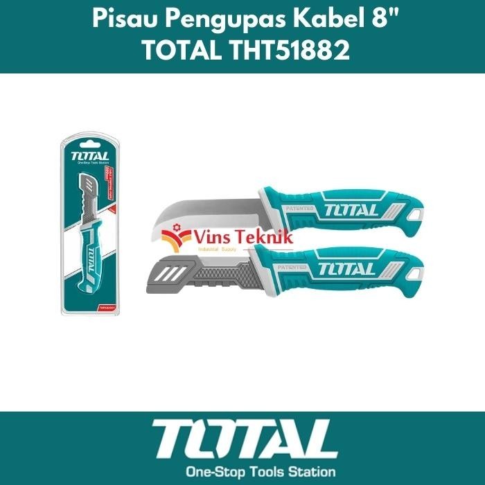 

ARS04 TOTAL THT51882 KABEL STRIPPING KNIFE PISAU CUPAS PEMOTONG KABEL