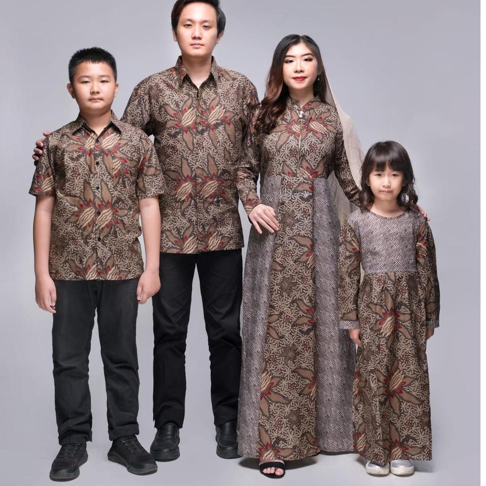 WOW BANGET Q39 Zola_Batik Batik Couple Keluarga Shakira READY STOCK Batik Sarimbit Keluarga Gamis Ke