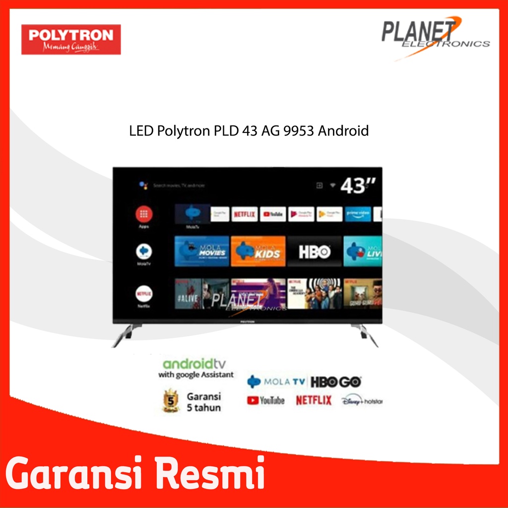 LED TV Polytron 43inch PLD 43 AG 9953 Android