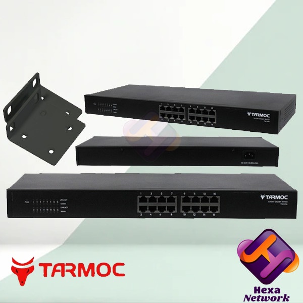 Tarmoc TSW-1016 Switch Unmanage 16 port Gigabit 1U Metal Case