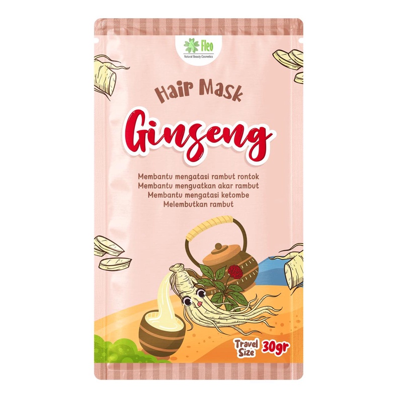 FLEO Hair Mask Sachet Fleo 30gr BPOM / Masker Rambut Fleo Creambath 30Gr / Masker Rambut Hair Mask 30gr sachet