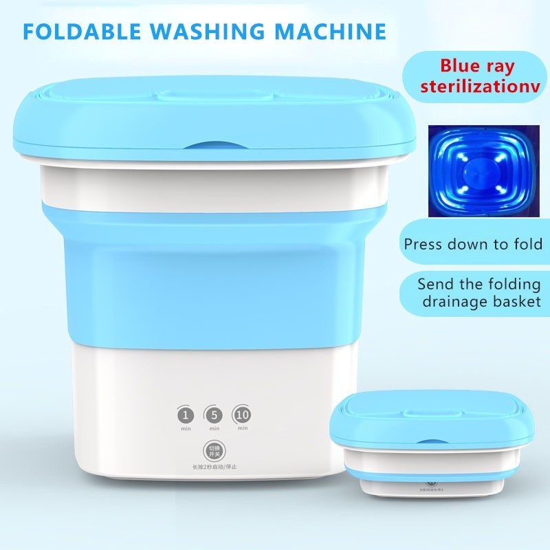 Mesin Cuci Mini Lipat Portable Foldable Washing Machine - Cocok buat anak kos, apartement, travelling