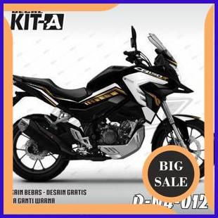 Decal cb150x sticker striping stiker honda cb 150x 2022 motif Hitam Putih D-N4-012 1M4R23 tools n pa