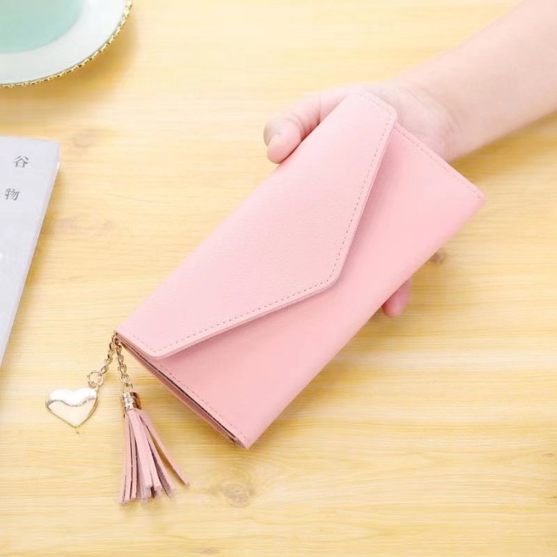 ASIN829 Dompet Lipat Wanita Kurus Impor Dompet Panjang Wanita Dompet Panjang Dompet Lipat 8802 Wanita Dompet Panjang Pakaian Fashion Wanita Murah