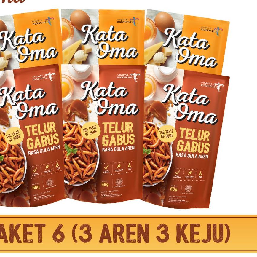 

✦ Kata Oma Telur Gabus Paket Isi 6 ☞