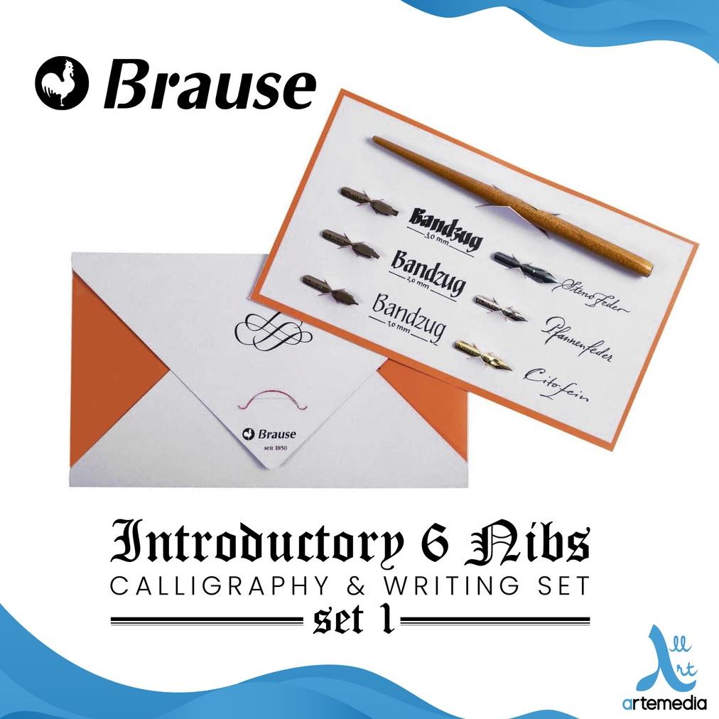 

Pena Kaligrafi Brause Introductory 6 Nib Calligraphy and Writing Set