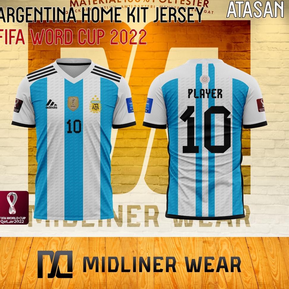 LANGSUNG ATC   ATASAN TIMNAS ARGENTINA HOME WORLD CUP QATAR 2022 Free NickName