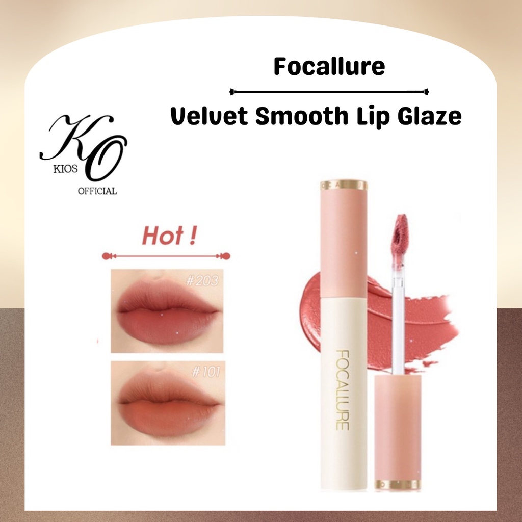 Focallure Velvet Smooth Lip Glaze / Lip Cream / Lip Matte