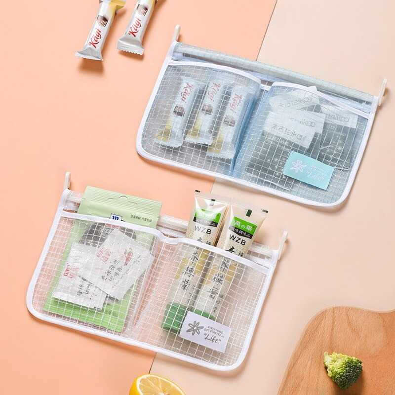 (BISA COD) FTIHSHP Life Rak Gantung Kulkas Lemari Multifungsi Pouch Organizer Storage - LF22