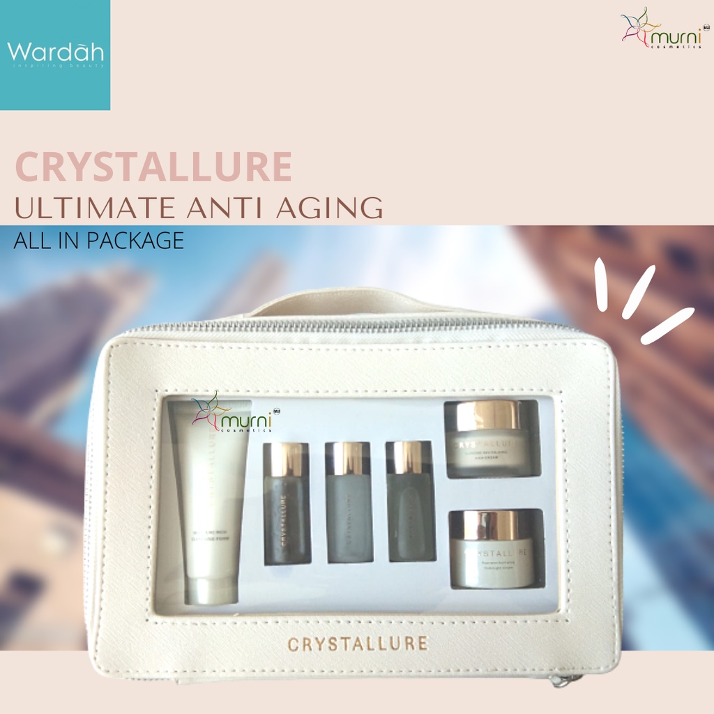 WARDAH CRYSTALLURE ULTIMATE ANTI-AGING ALL IN PACKAGE (6PCS)