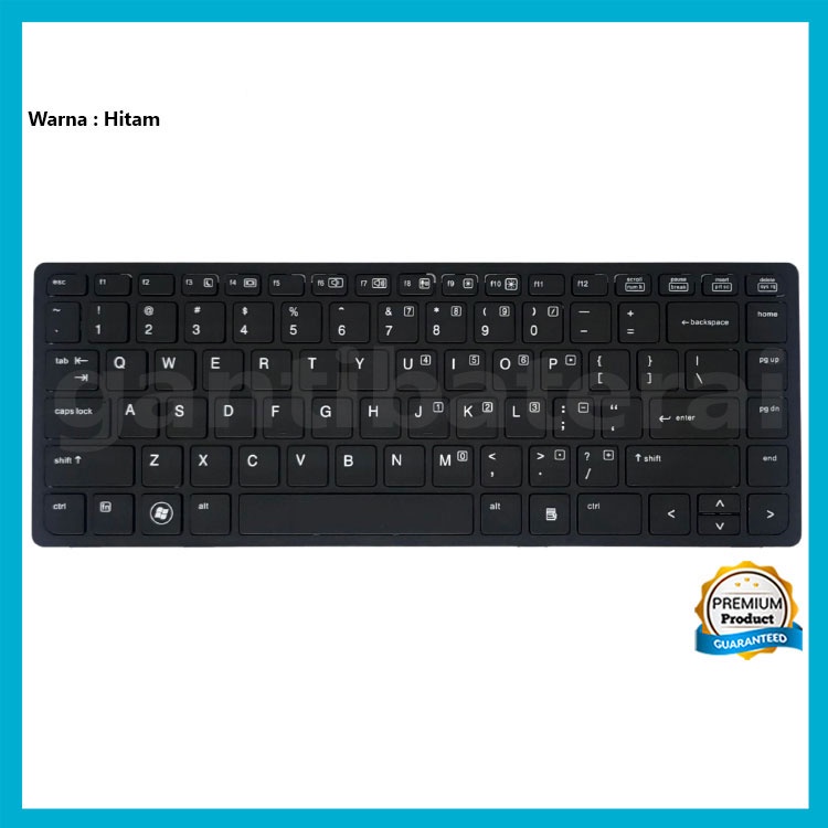 KEYBOARD HP 6460 6460B 8460P 8460W 8470 8470B 8470P NO POINTER