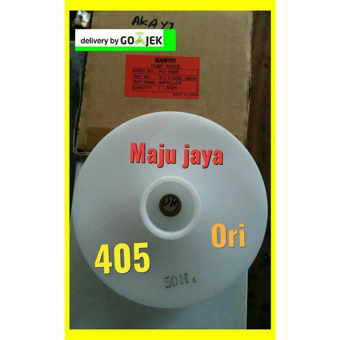 Impeller/Kipas Sedot Pompa Air Sanyo Pdh 405 (Original) Jet Pump