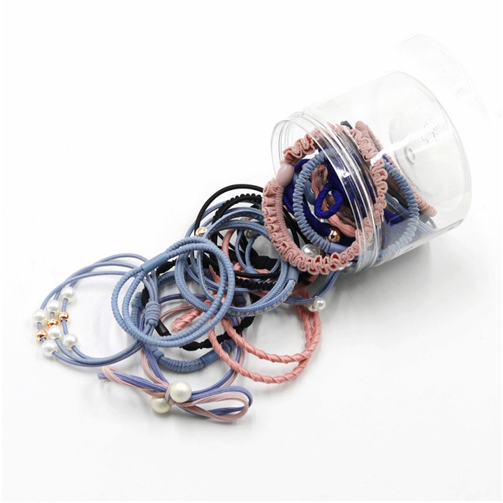 ikat rambut korea import sederhana karet gelang fashion ikat rambut anak perempuan warna wanita aksesoris rambut