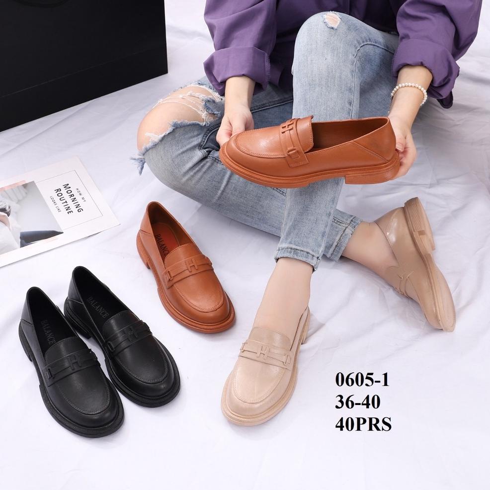 MURAH BANGET SEPATU PANTOFEL CASUAL JELLY KARET WANITA IMPORT BALANCE 0605 - 1