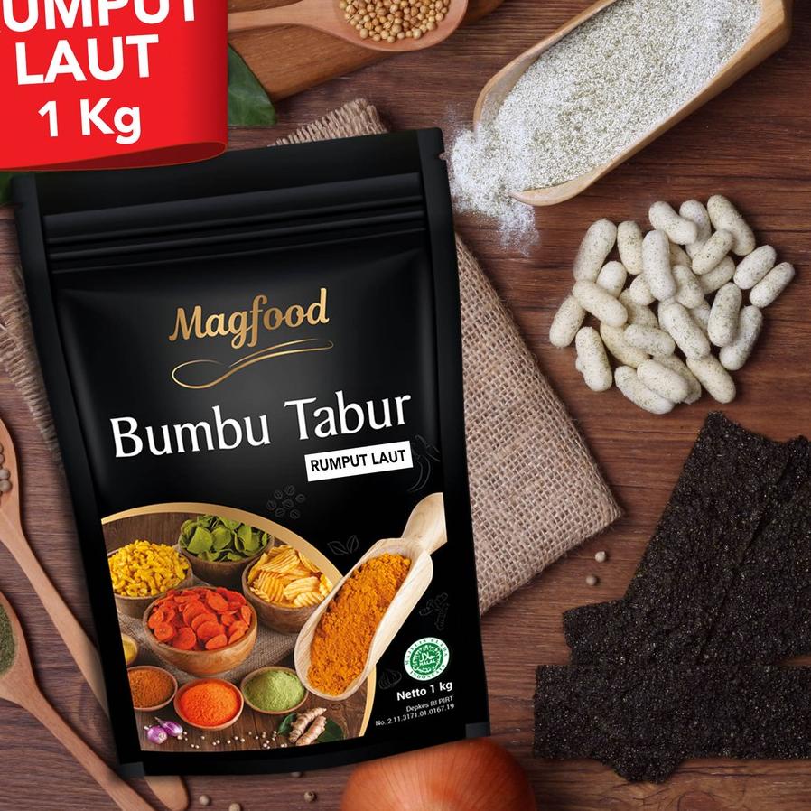 

◌ Magfood Bumbu Tabur Rumput Laut 1 Kg ✹