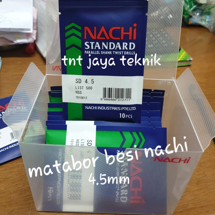 Mata Bor Besi Nachi 4.5 Mm / Matabor Besi Nachi 4,5Mm Original.Nachi