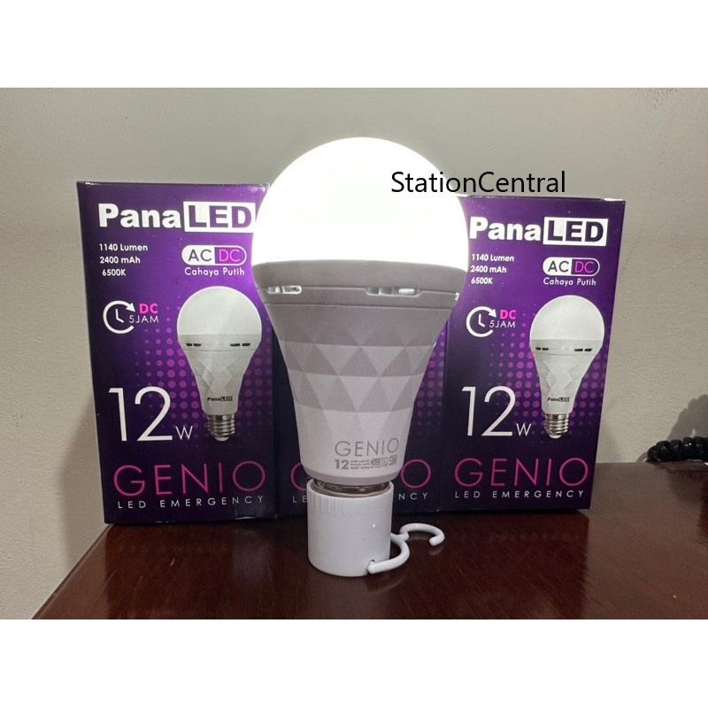 Lampu Emergency LED Panaled Genio 9 Watt, 12 Watt, 18 Watt / Lampu Darurat 9Watt 12Watt, 18Watt Rech