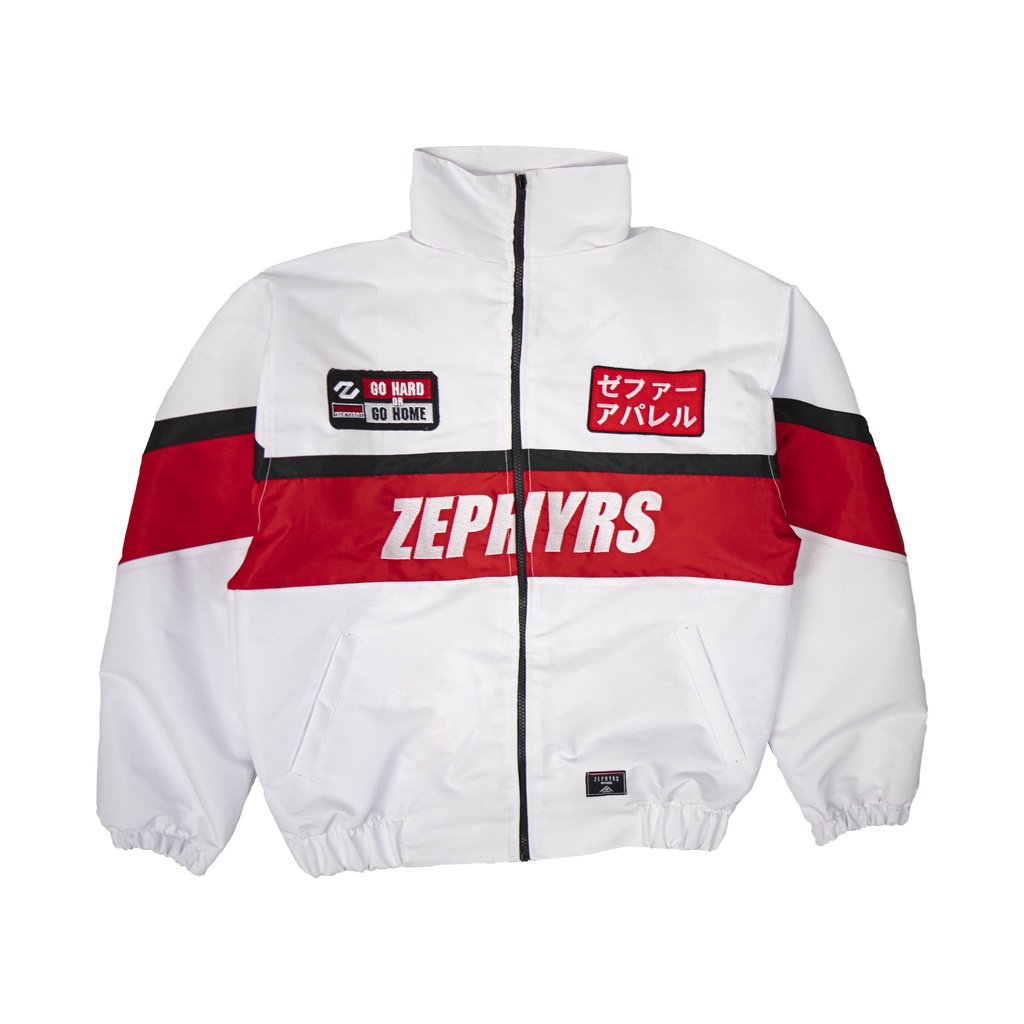 Jaket Track Suit Magestic White 02 Edition