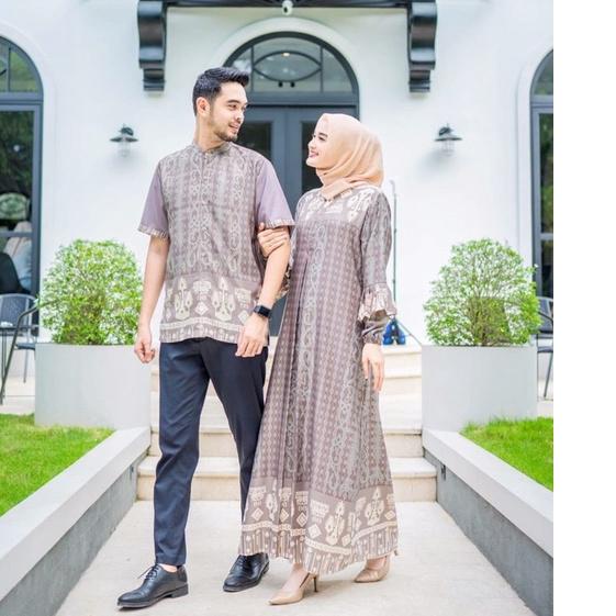 ✨Mall✨ KIA DRESS COUPLE KELUARGA SARIMBIT LENGKAP - BAJU LEBARAN KELUARGA TERBARU 2022 DRESS LEBARAN