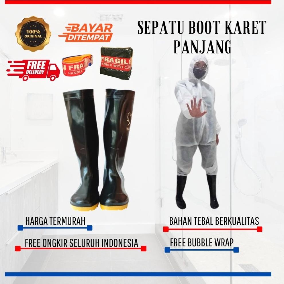 BOOMING SEPATU BOOT/SEPATU BOOT KARET MURAH/SEPATU BOOT PANJANG/SEPATU BOOT TAHAN AIR/SEPATU BOOT PR