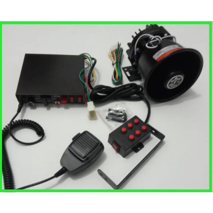 Modul sirine patwal cjb 200 Watt plus toa corong bulat 300 Watt